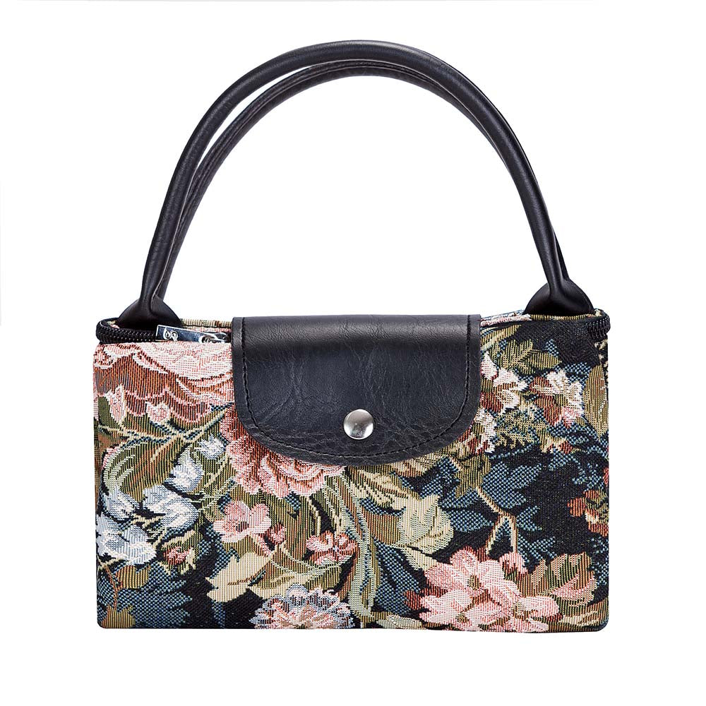 FDAW-PEO | PEONY FOLDAWAY GROCERY BAG - www.signareusa.com