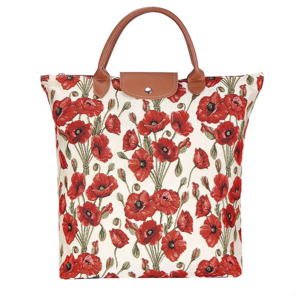 FDAW-POP | POPPY FOLDAWAY GROCERY BAG - www.signareusa.com