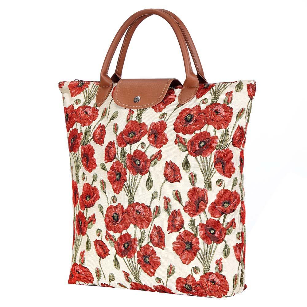 FDAW-POP | POPPY FOLDAWAY GROCERY BAG - www.signareusa.com