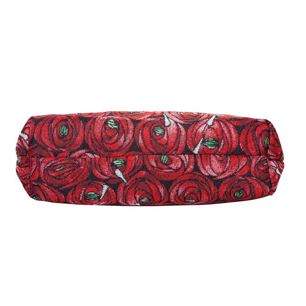 FDAW-RMTD | RENNIE MACKINTOSH ROSE AND TEARDROP FOLDAWAY GROCERY BAG - www.signareusa.com