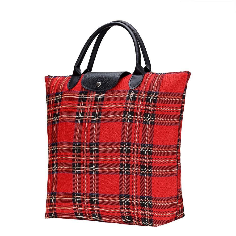 FDAW-RSTT | ROYAL STEWART TARTAN FOLDAWAY GROCERY BAG - www.signareusa.com