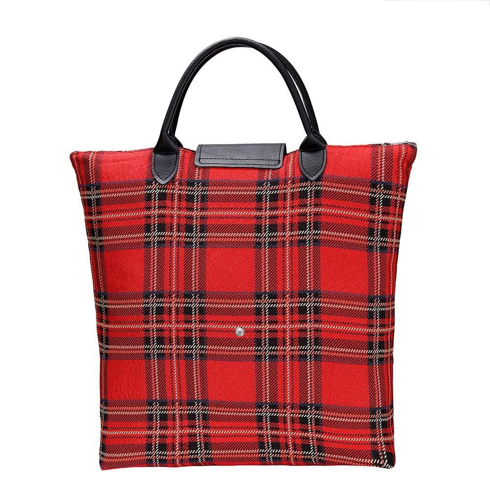 FDAW-RSTT | ROYAL STEWART TARTAN FOLDAWAY GROCERY BAG - www.signareusa.com