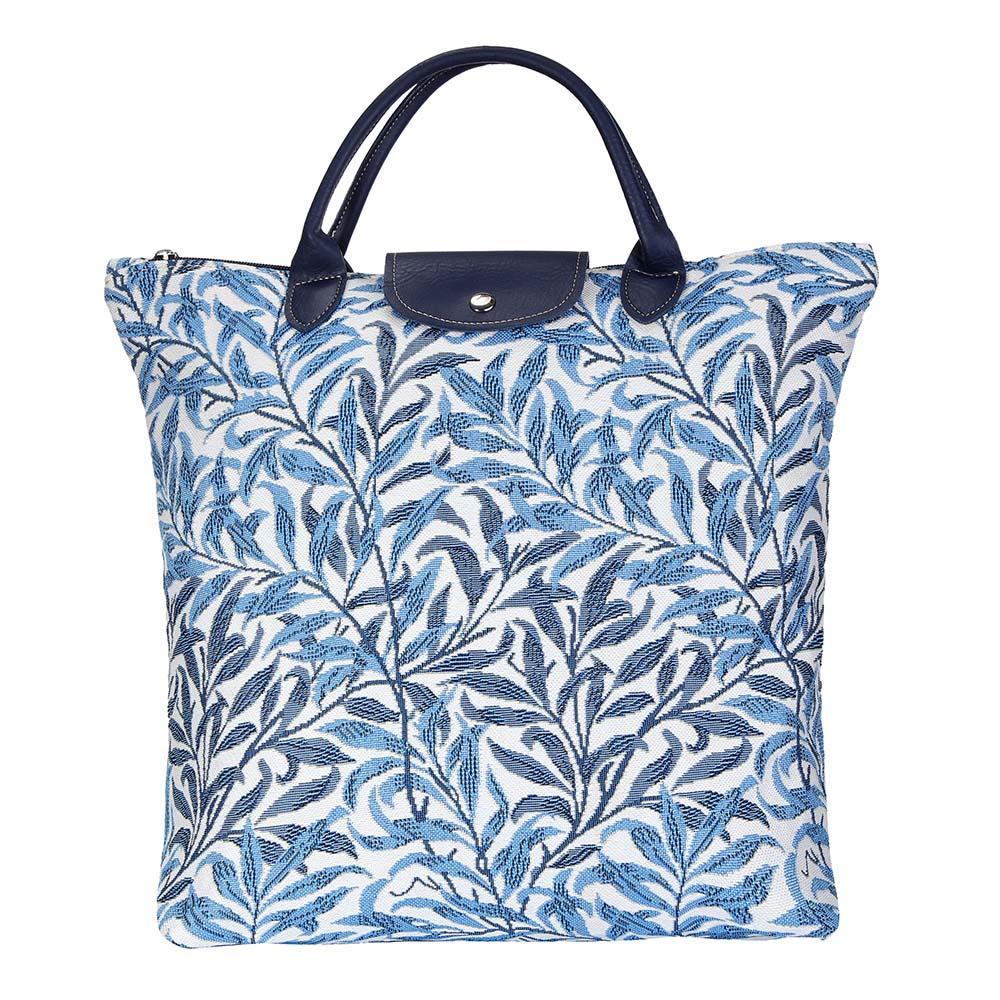 FDAW-WIOW | WILLIAM MORRIS WILLOW BOUGH FOLDAWAY GROCERY BAG - www.signareusa.com