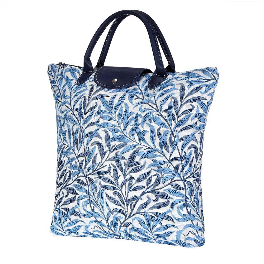 FDAW-WIOW | WILLIAM MORRIS WILLOW BOUGH FOLDAWAY GROCERY BAG - www.signareusa.com