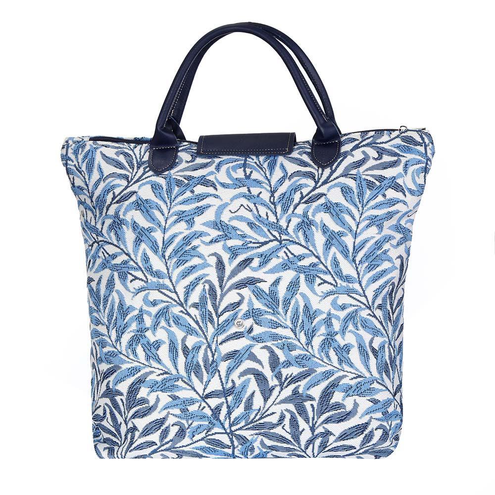 FDAW-WIOW | WILLIAM MORRIS WILLOW BOUGH FOLDAWAY GROCERY BAG - www.signareusa.com