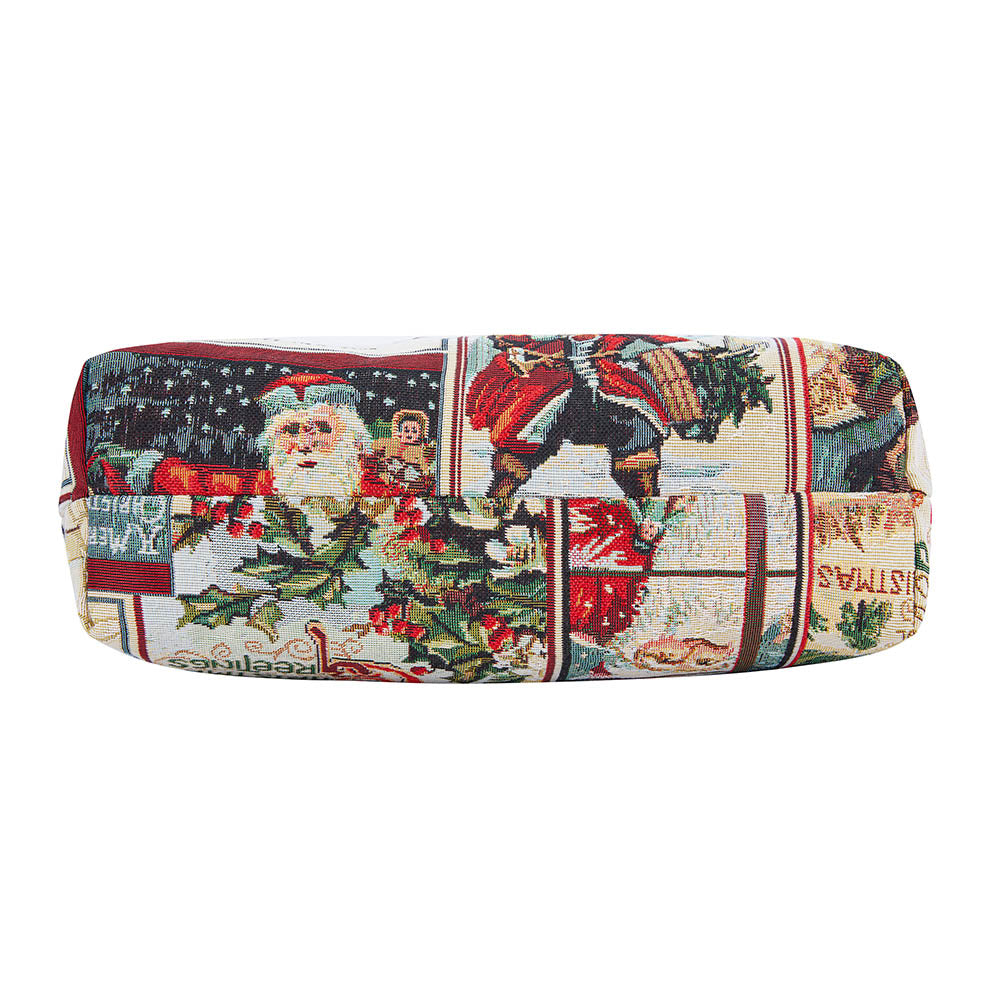 Xmas Santa Foldaway Reusable Grocery Bag