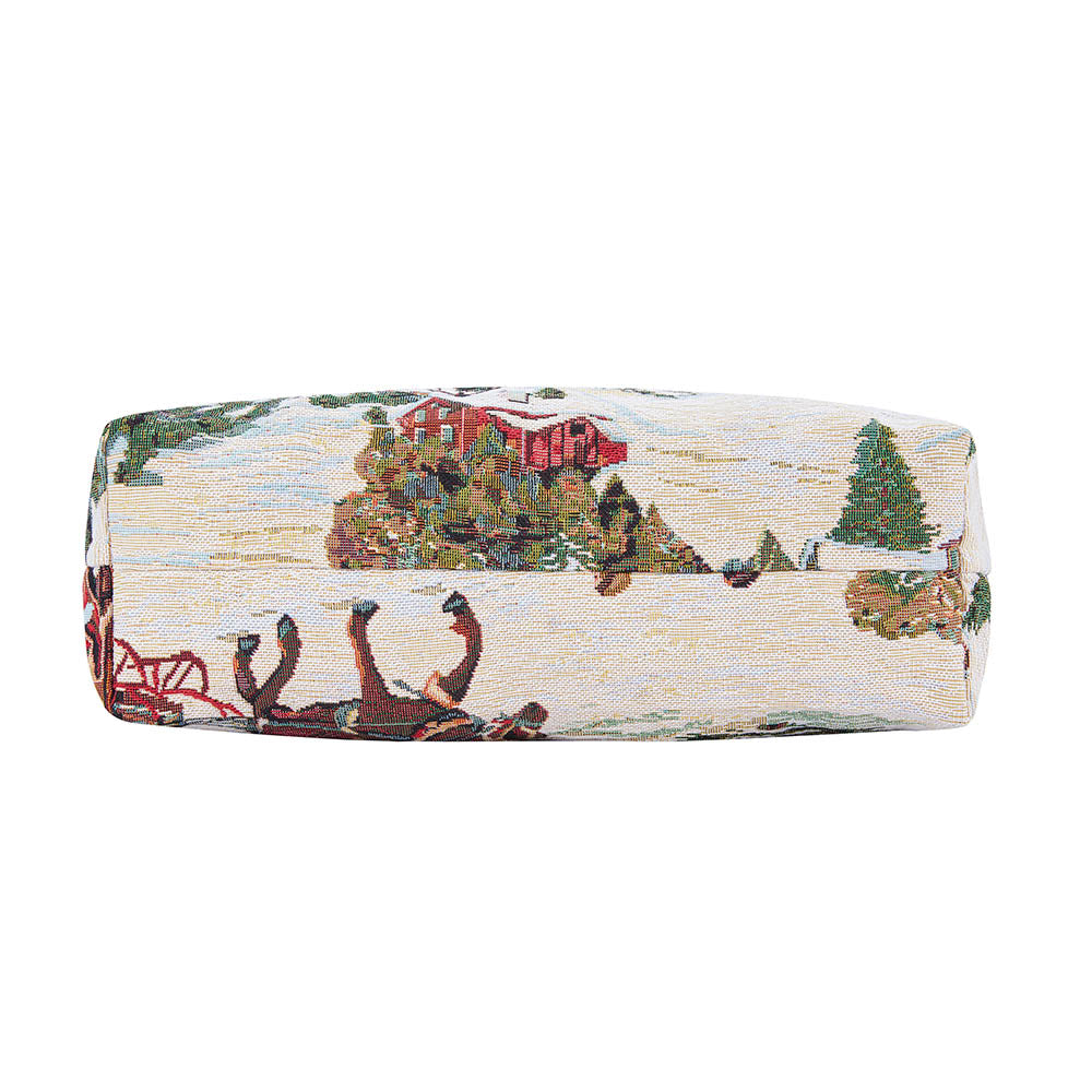 Xmas Sleigh Foldaway Reusable Grocery Bag