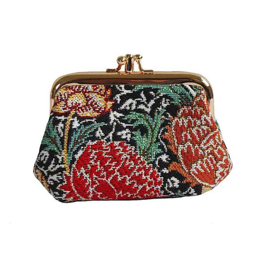 FRMP-CRAY | WILLIAM MORRIS THE CRAY COIN CLASP FRAME PURSE WALLET - www.signareusa.com