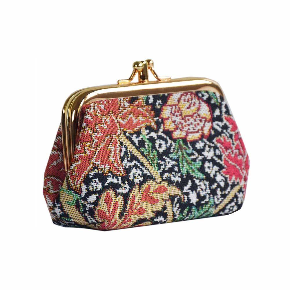 FRMP-CRAY | WILLIAM MORRIS THE CRAY COIN CLASP FRAME PURSE WALLET - www.signareusa.com