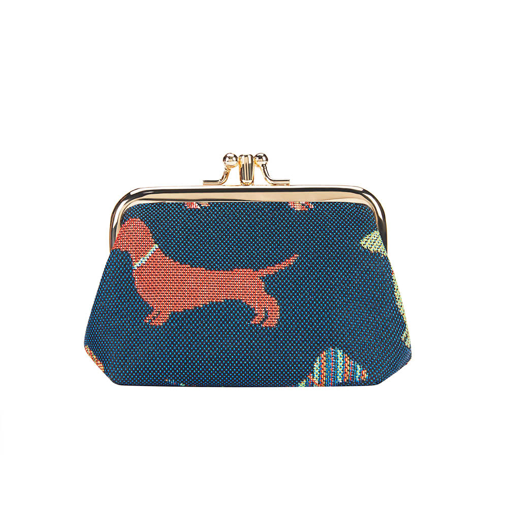 Dachshund Blue Frame Purse