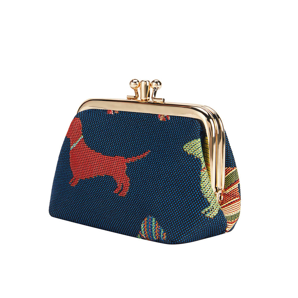 Dachshund Blue Frame Purse