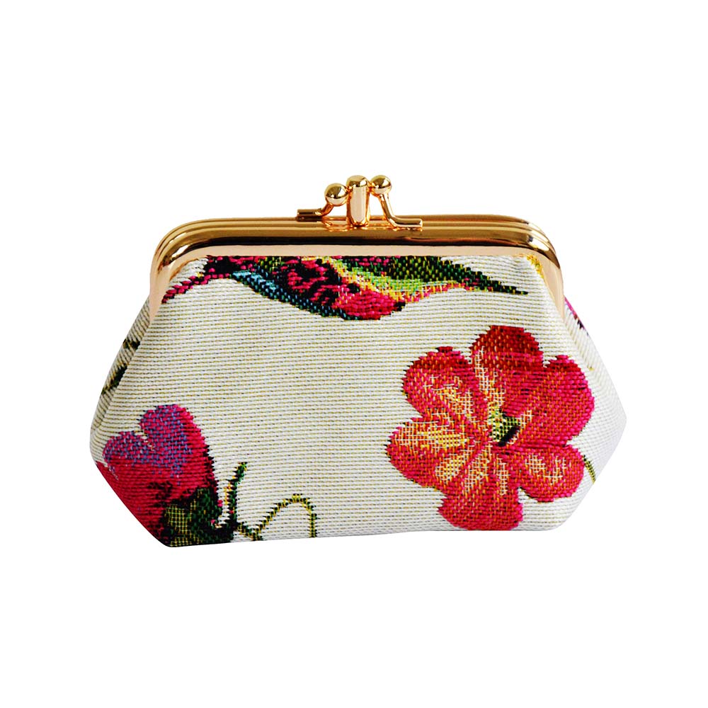 FRMP-HUMM | HUMMINGBIRD COIN CLASP FRAME PURSE WALLET - www.signareusa.com