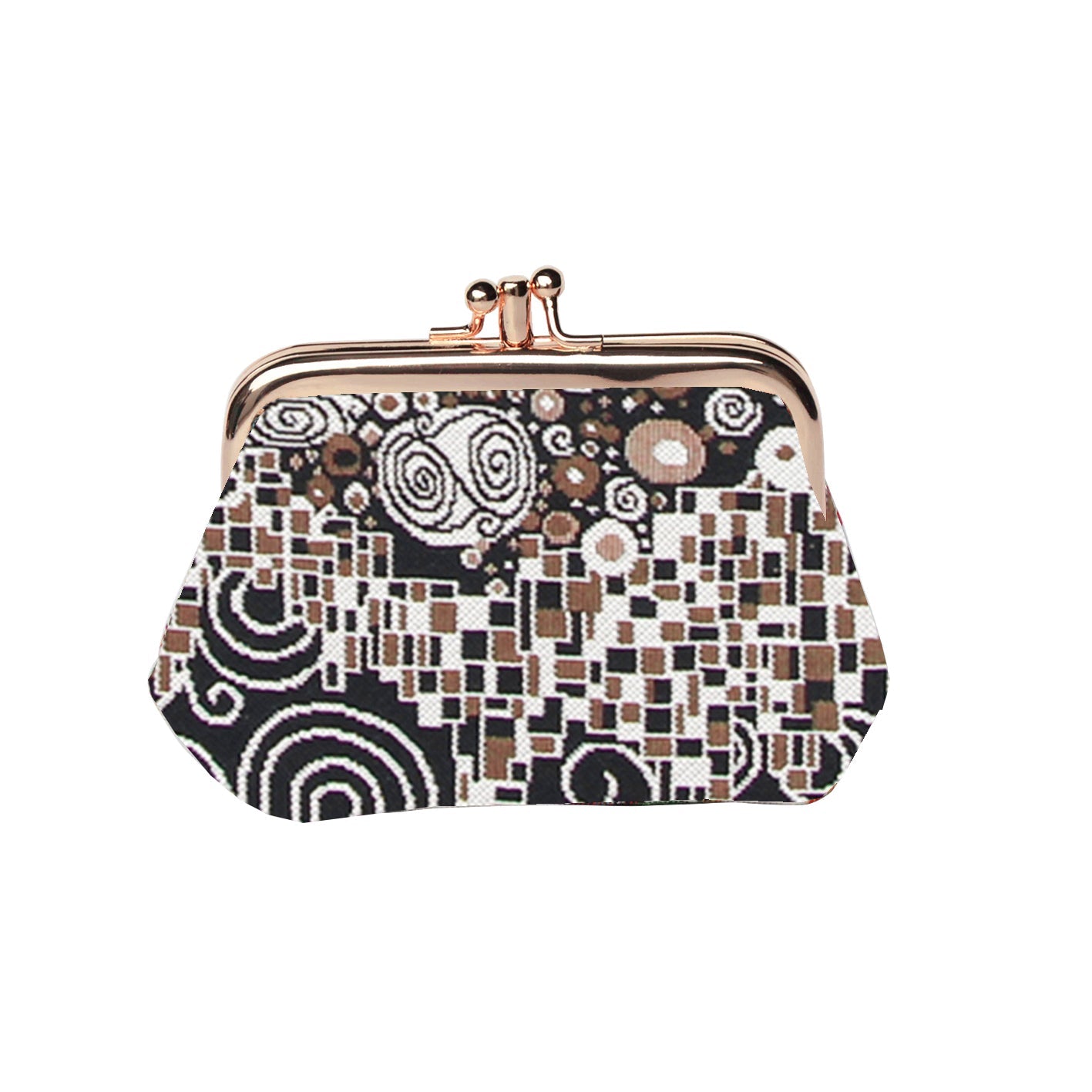 FRMP-KISS | GUSTAV KLIMT THE KISS COIN CLASP FRAME PURSE WALLET - www.signareusa.com