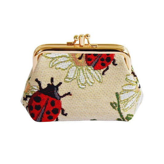 FRMP-LDBD | LADYBUG COIN CLASP FRAME PURSE WALLET - www.signareusa.com