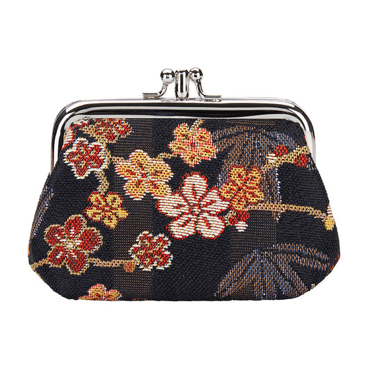 FRMP-SAKURA | UME SAKURA COIN CLASP FRAME PURSE WALLET - www.signareusa.com