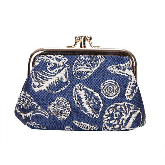 FRMP-SHELL | SEA SHELL COIN CLASP FRAME PURSE WALLET - www.signareusa.com