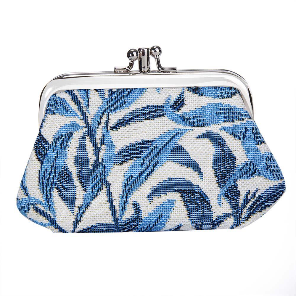 FRMP-WIOW | WILLIAM MORRIS WILLOW BOUGH COIN CLASP FRAME PURSE WALLET - www.signareusa.com