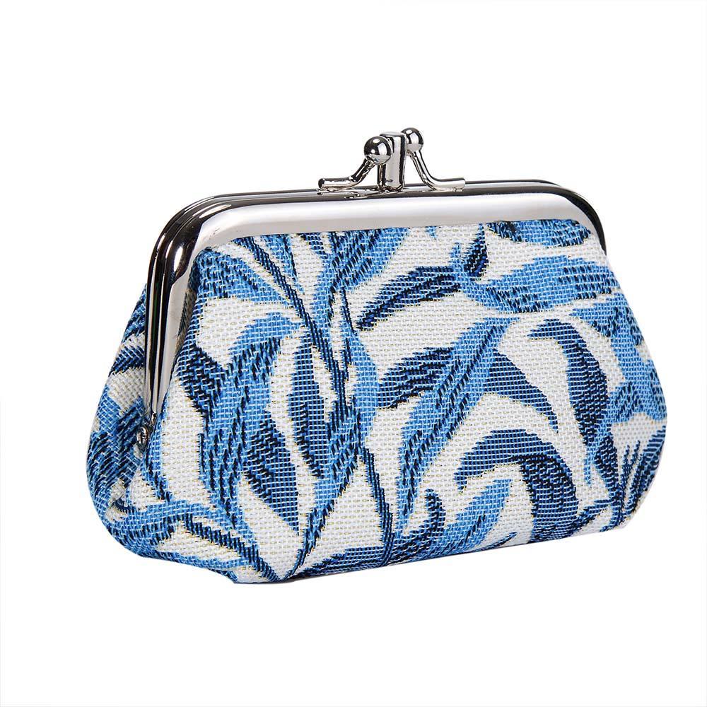 FRMP-WIOW | WILLIAM MORRIS WILLOW BOUGH COIN CLASP FRAME PURSE WALLET - www.signareusa.com