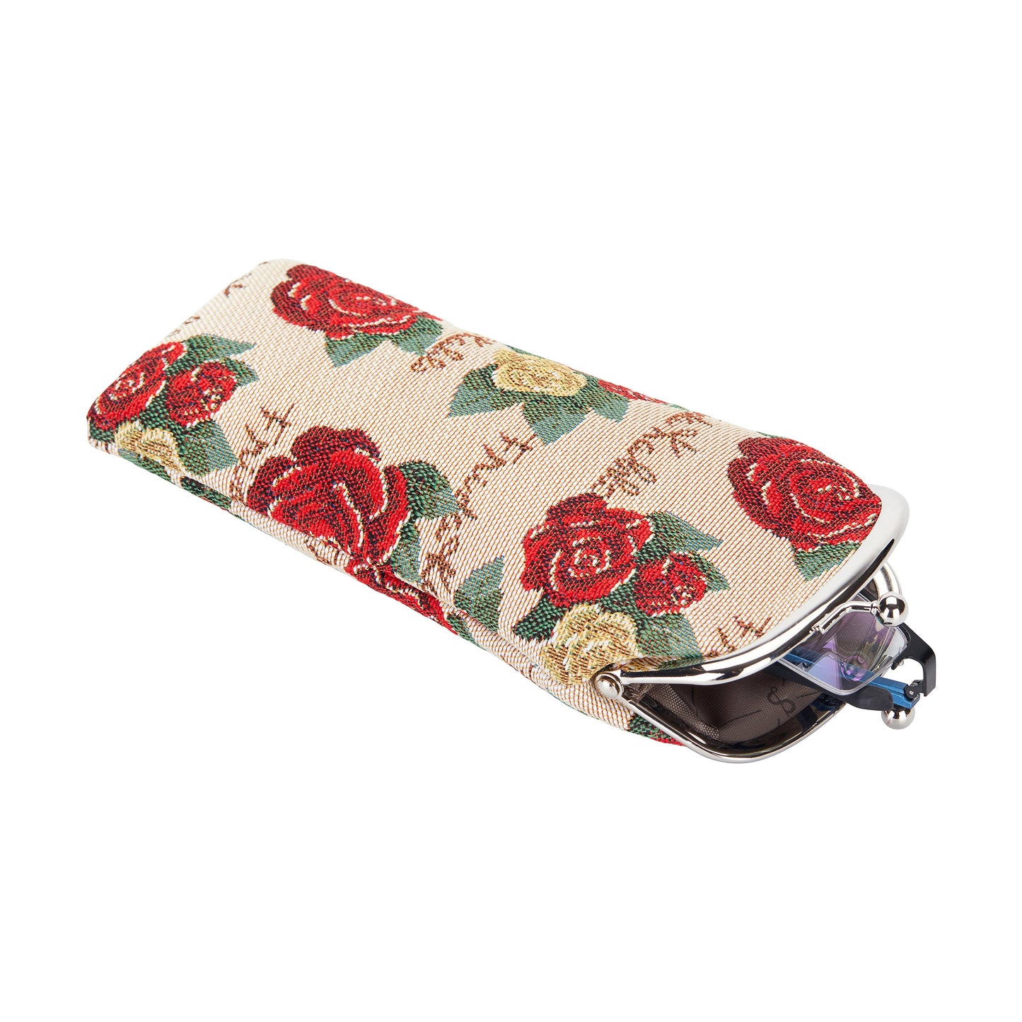 Frida Kahlo Rose Glasses Pouch/ Case