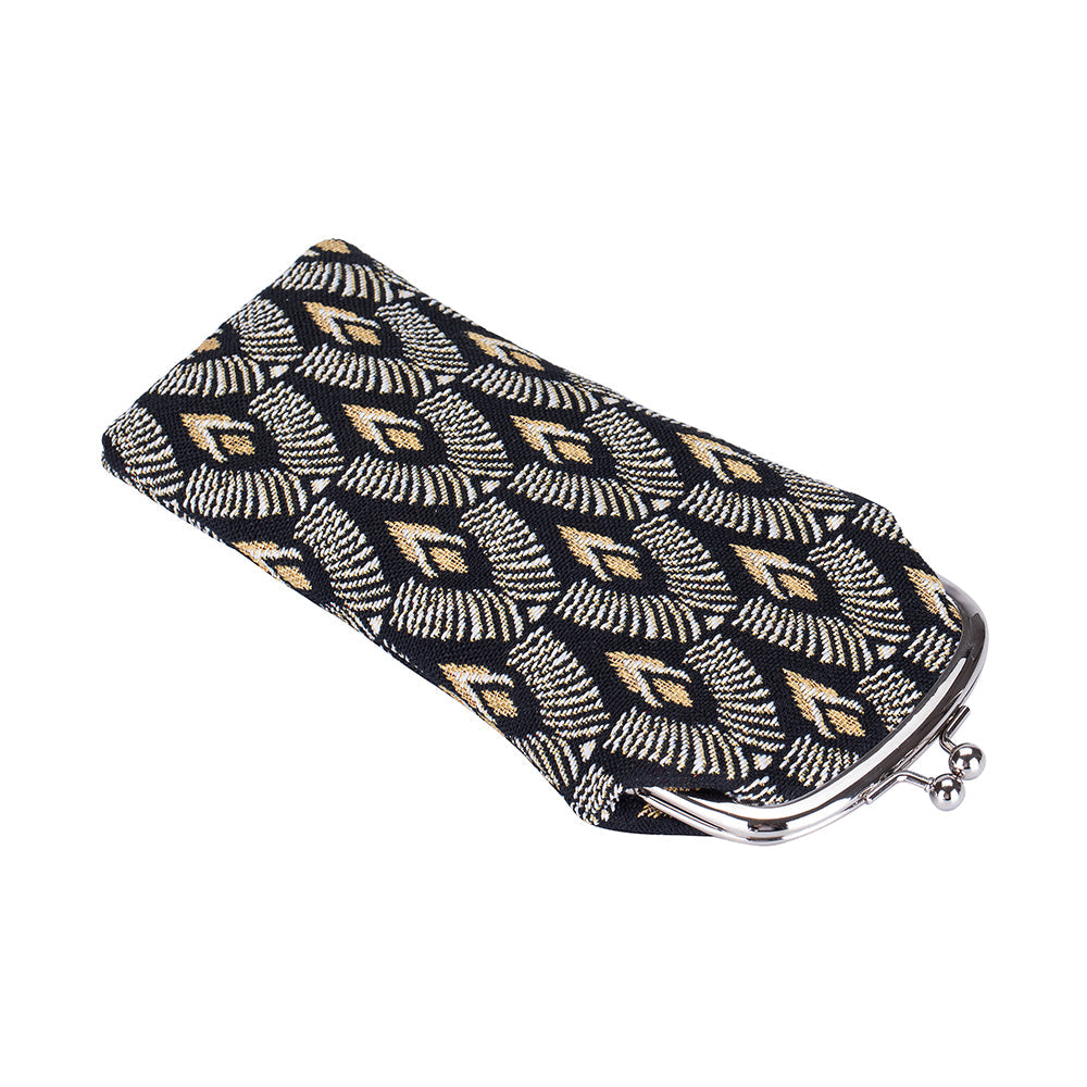 GPCH-LUXOR | BLACK AND WHITE LUXOR GLASSES SUNGLASSES POUCH CASE - www.signareusa.com