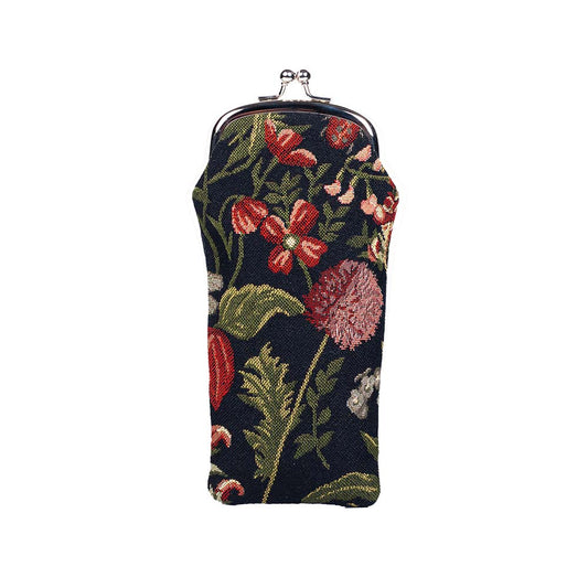 Morning Garden Black Glasses Pouch/ Case