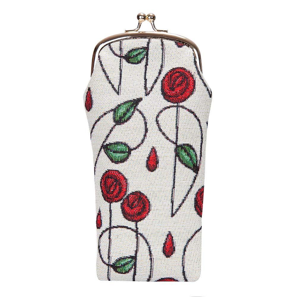 GPCH-RMSP | RENNIE MACKINTOSH SIMPLE ROSE GLASSES SUNGLASSES POUCH CASE - www.signareusa.com