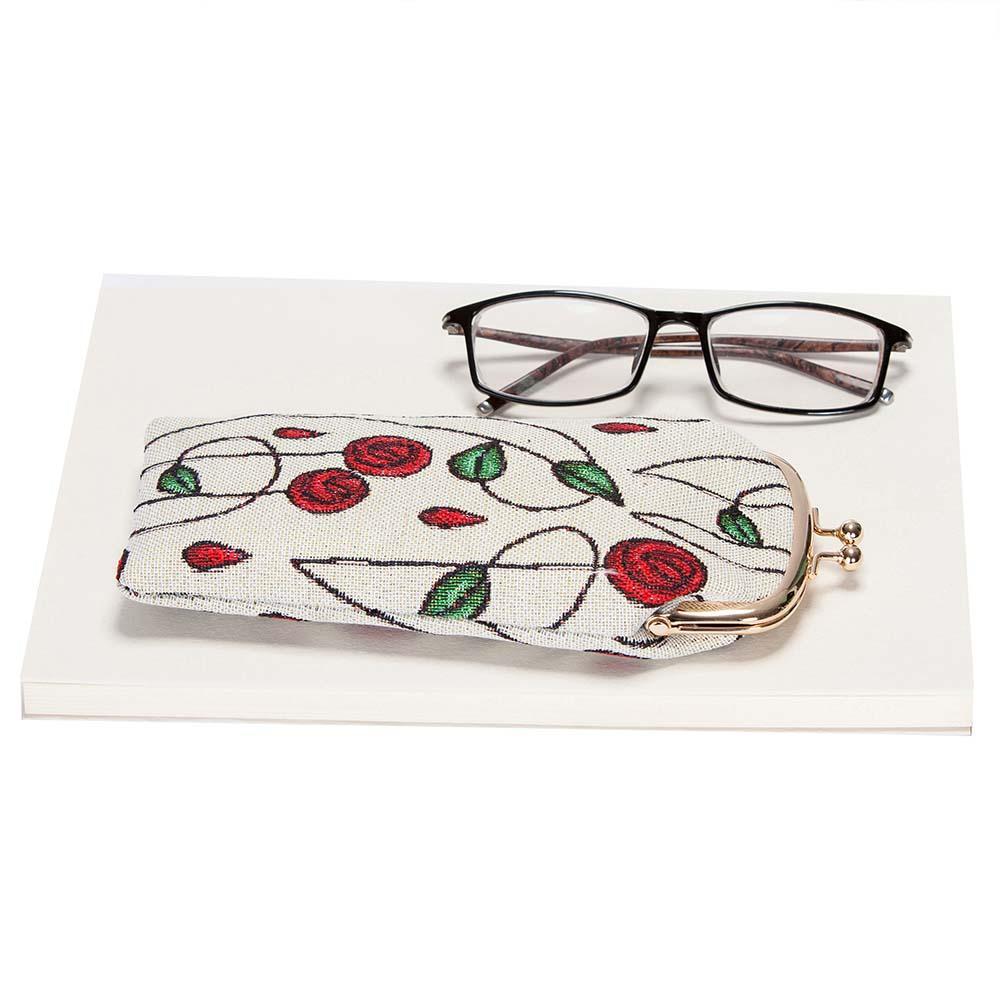 GPCH-RMSP | RENNIE MACKINTOSH SIMPLE ROSE GLASSES SUNGLASSES POUCH CASE - www.signareusa.com