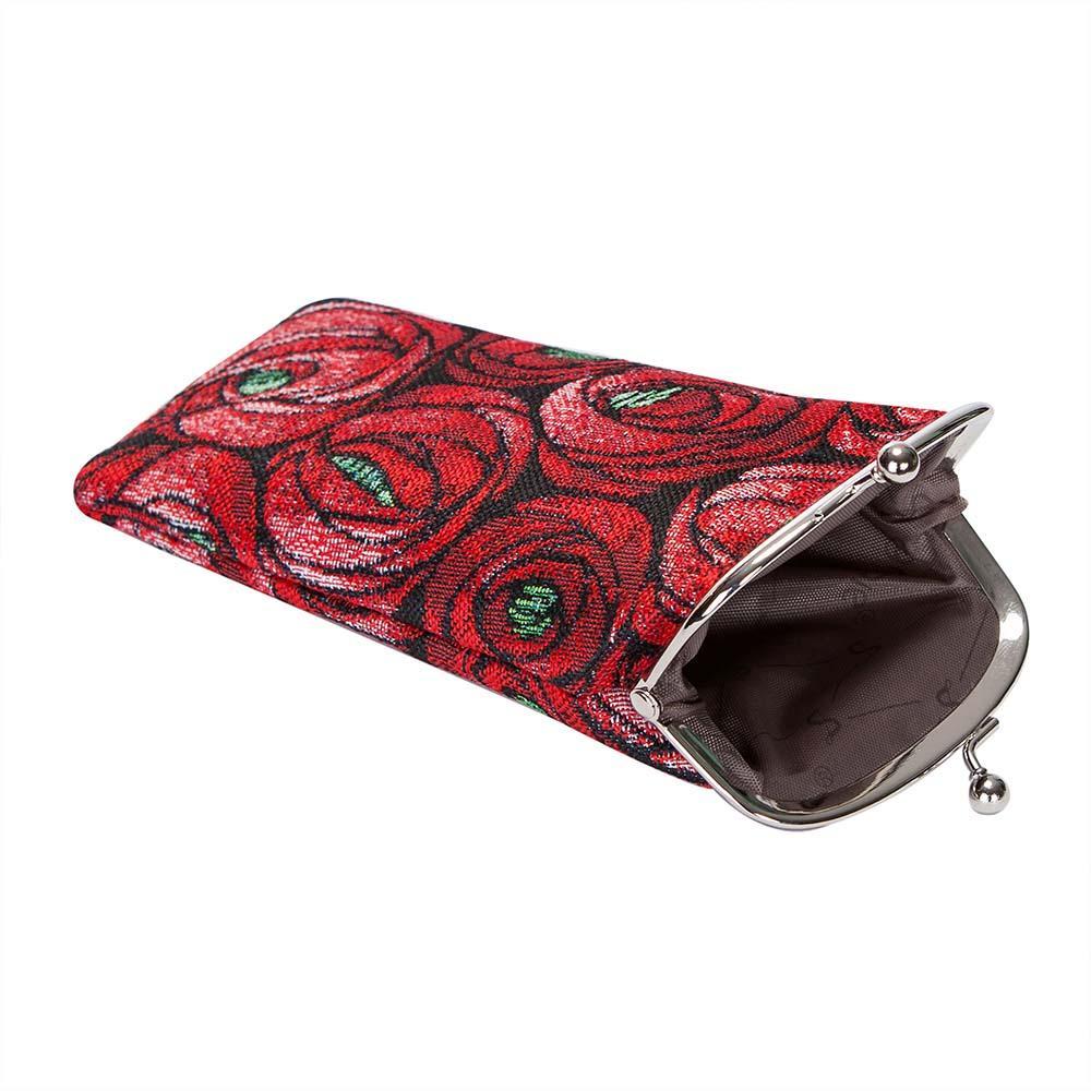 GPCH-RMTD | RENNIE MACKINTOSH ROSE AND TEARDROP GLASSES SUNGLASSES POUCH CASE - www.signareusa.com