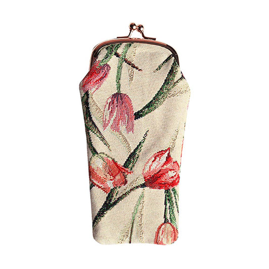 GPCH-TULWT | TULIP WHITE GLASSES SUNGLASSES POUCH CASE - www.signareusa.com