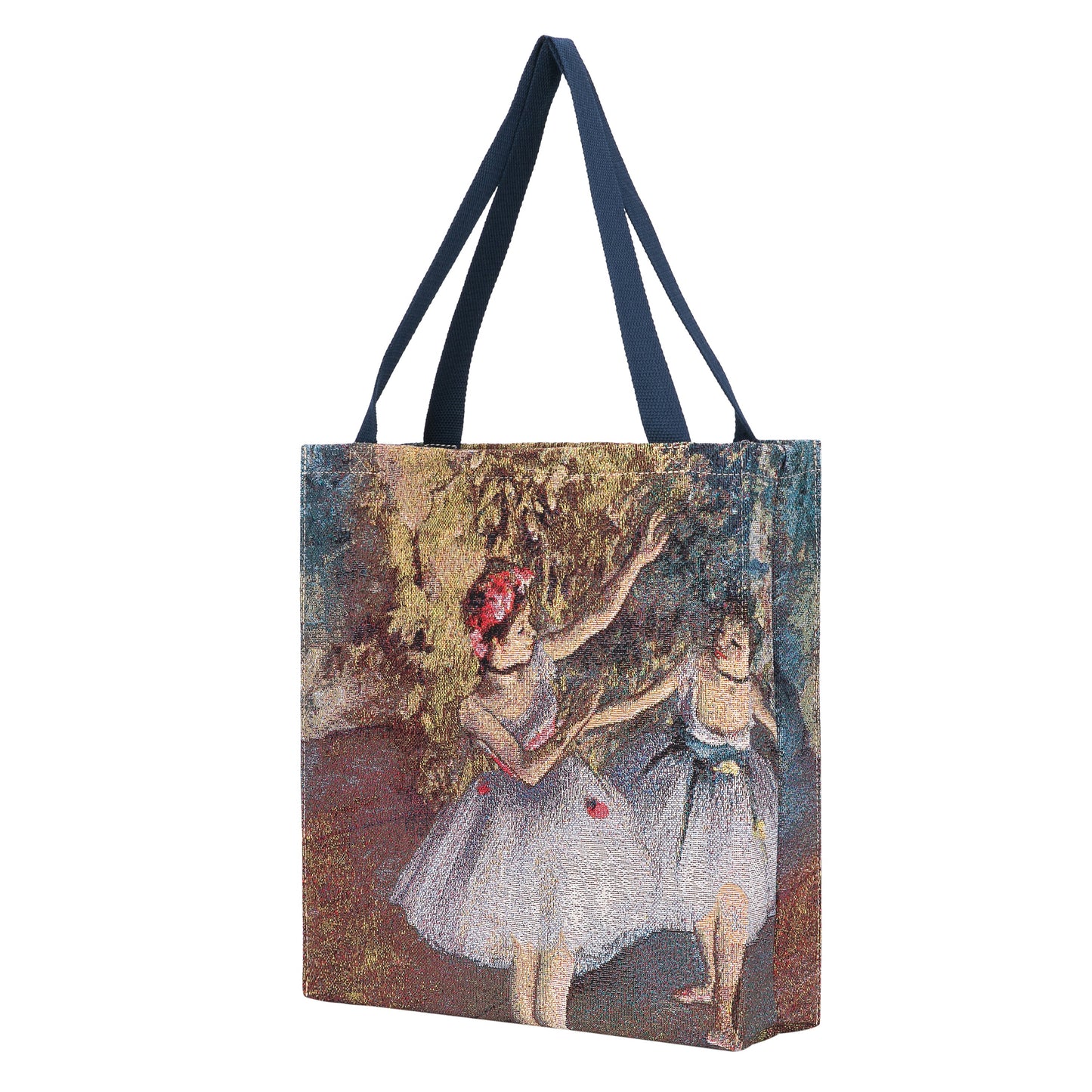 GUSS-ART-ED-BLR2 | EDGAR DEGAS BALLERINA Foldable Gusset Shopping Bag - www.signareusa.com