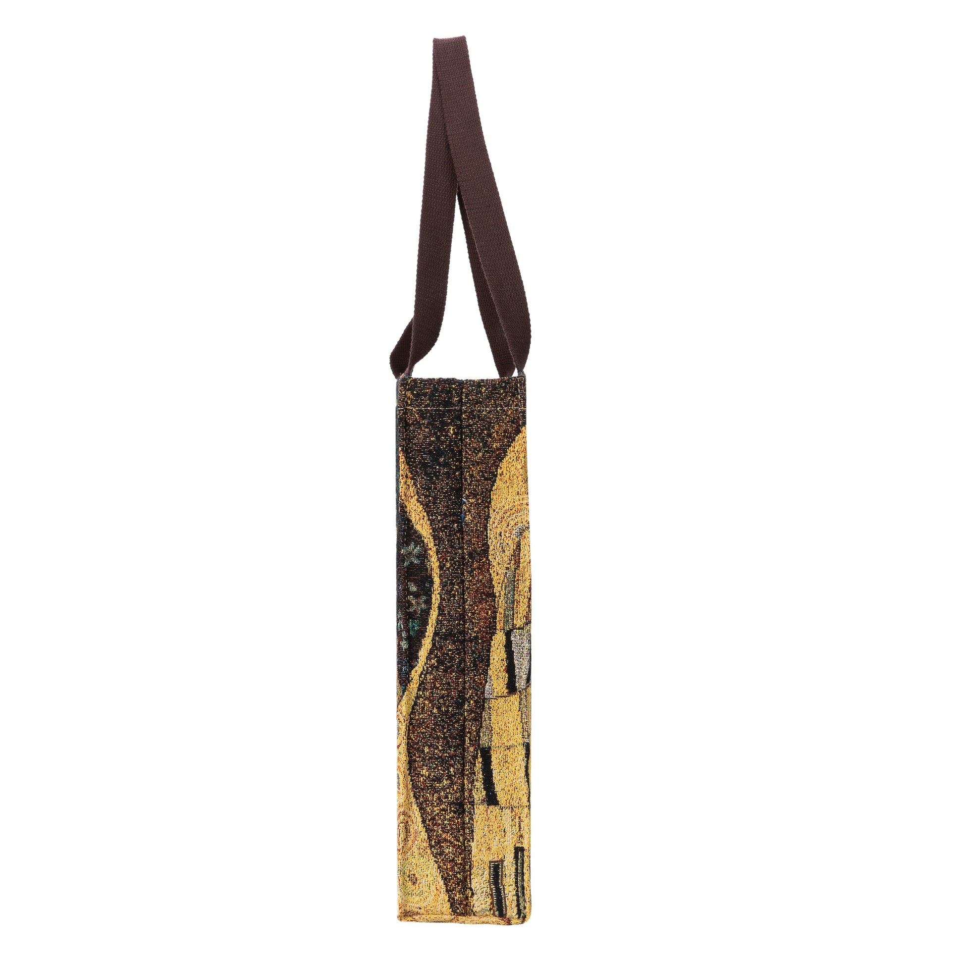 GUSS-ART-GK-GDKS | Klimt Gold Kiss Foldable Gusset Shopping Bag - www.signareusa.com