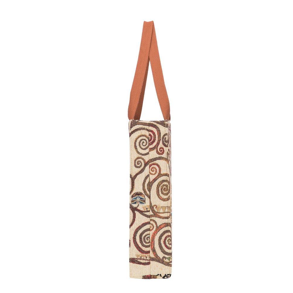 GUSS-ART-GK-TREE | Klimt Tree of Life Foldable Gusset Shopping Bag - www.signareusa.com