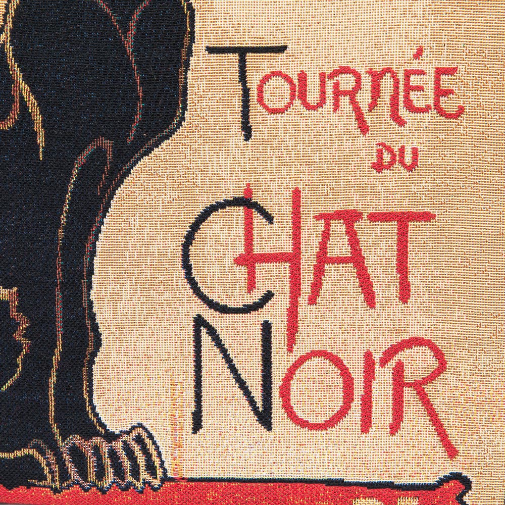 GUSS-ART-TS-CHAT | Steinlen Tournee du Chat Noir Foldable Gusset Shopping Bag - www.signareusa.com