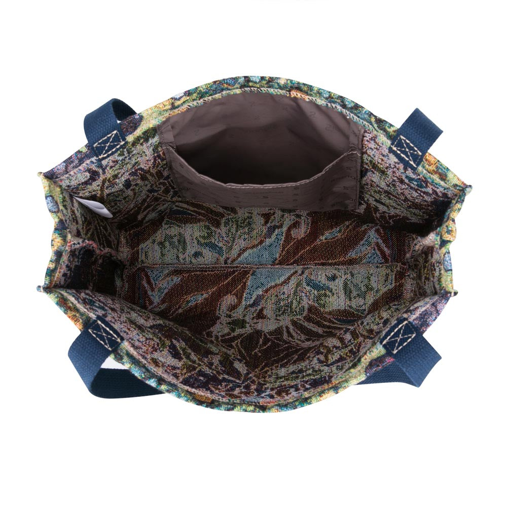 GUSS-ART-VG-IRIS | Van Gogh Iris Foldable Gusset Shopping Bag - www.signareusa.com