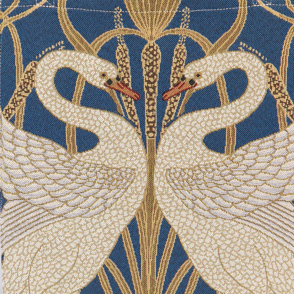 GUSS-ART-WC-SWAN | Walter Crane Swan Foldable Gusset Shopping Bag - www.signareusa.com