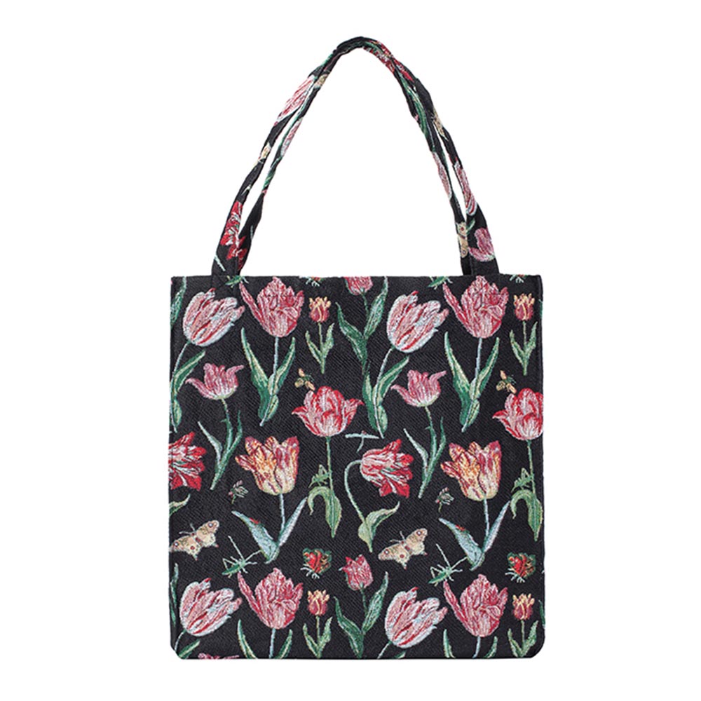 Jacob Marrel's Tulip Black Gusset Bag