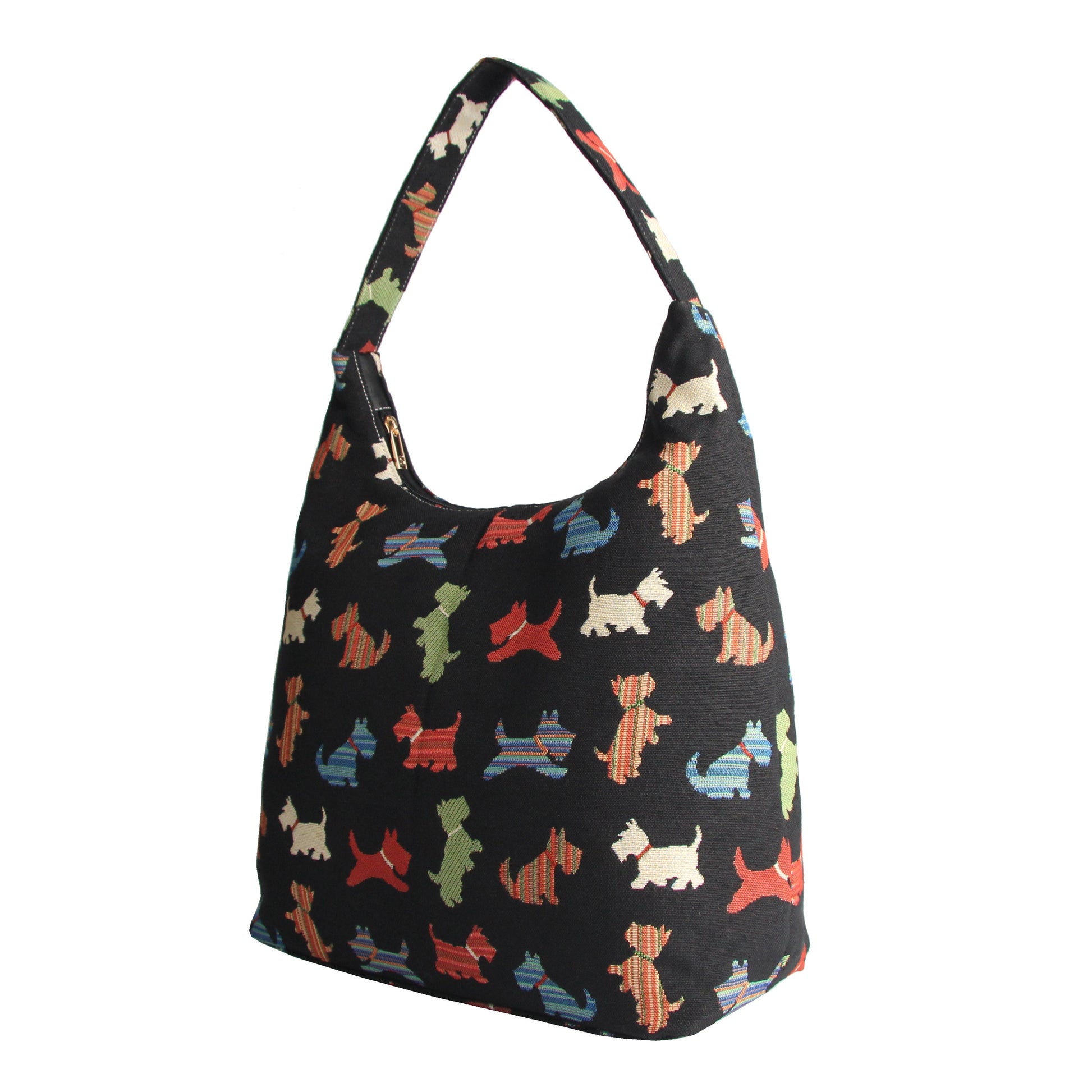 HOBO-SCOT | SCOTTIE DOG HOBO HANDBAG SHOULDER BAG - www.signareusa.com