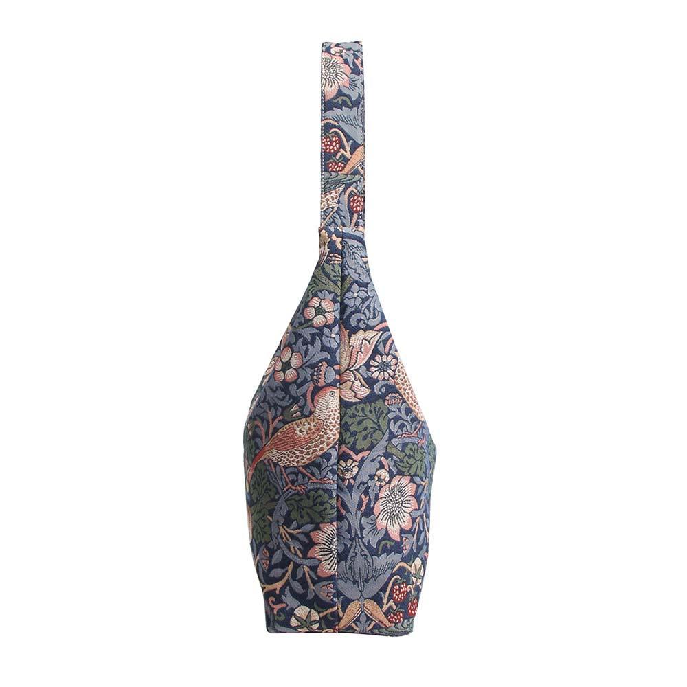 HOBO-STBL | WILLIAM MORRIS STRAWBERRY THIEF BLUE HOBO HANDBAG SHOULDER BAG - www.signareusa.com