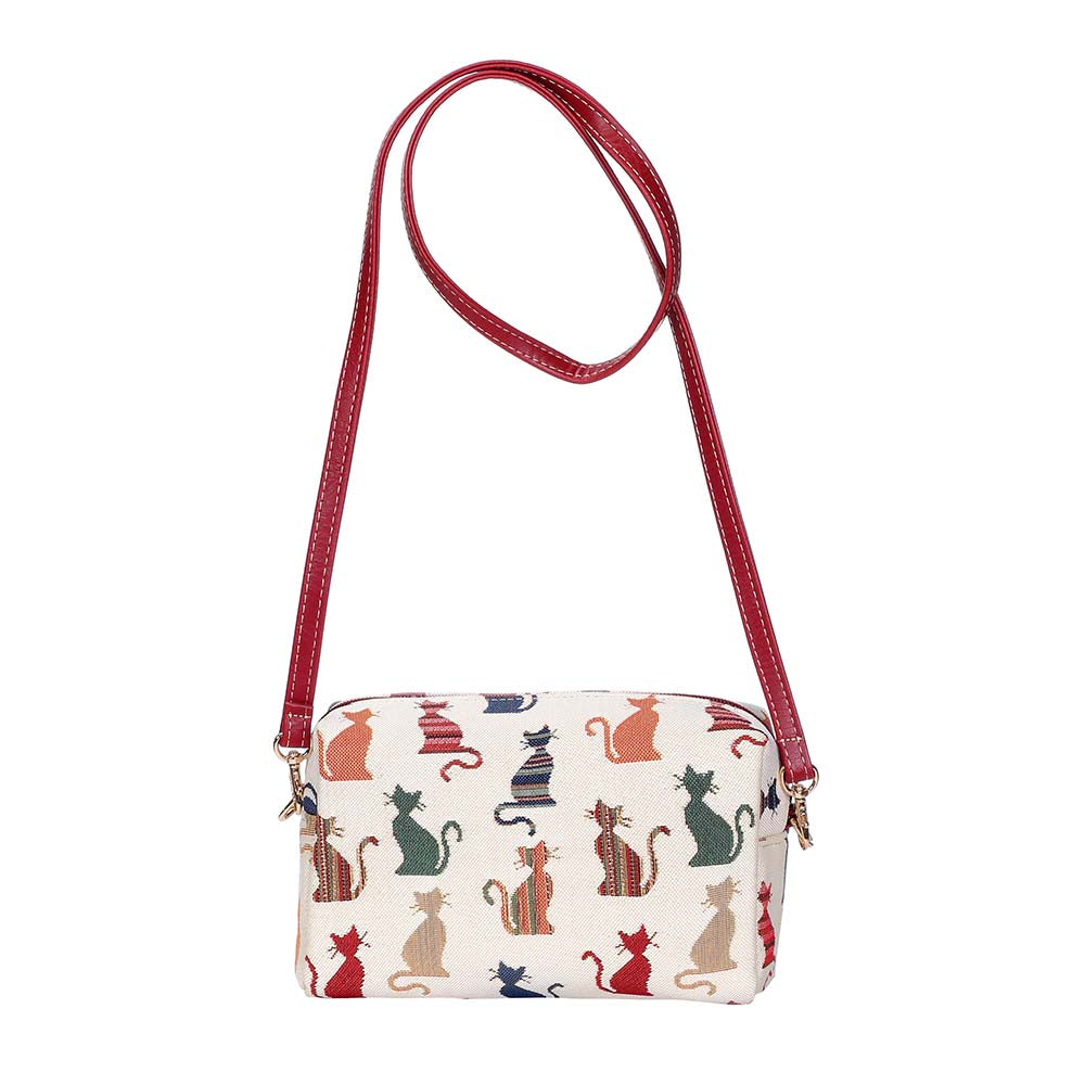 Cheeky Cat Hip Length Shoulder Bag