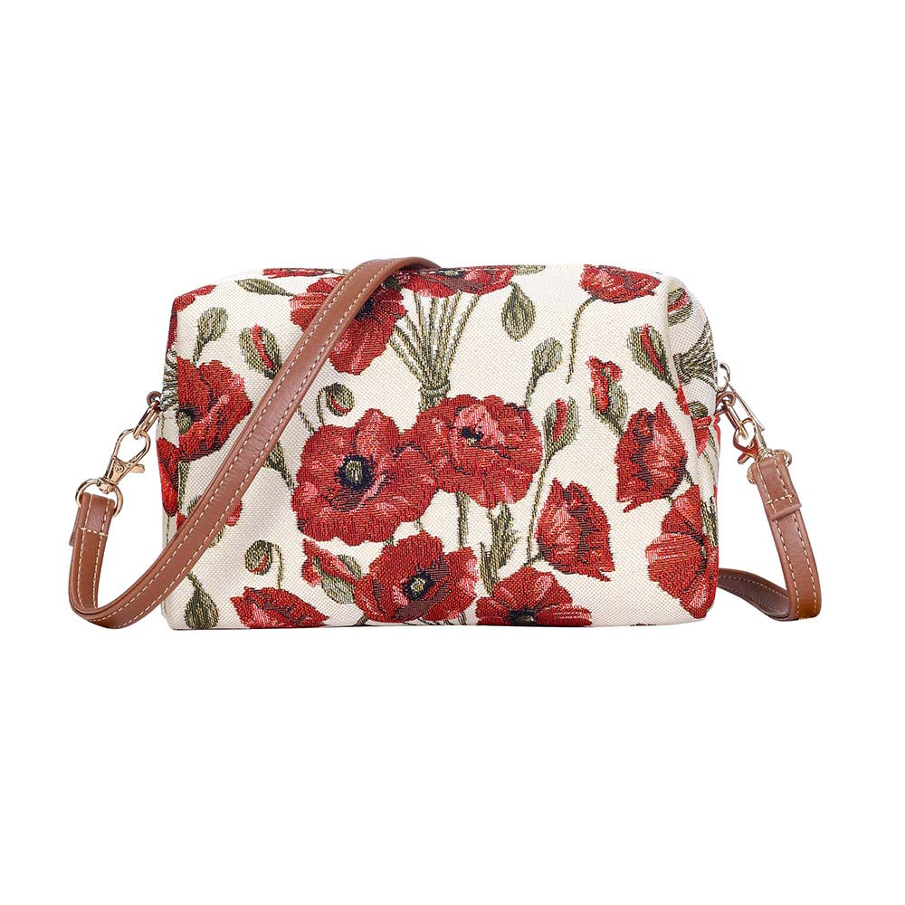 Poppy Red Hip Length Shoulder Bag