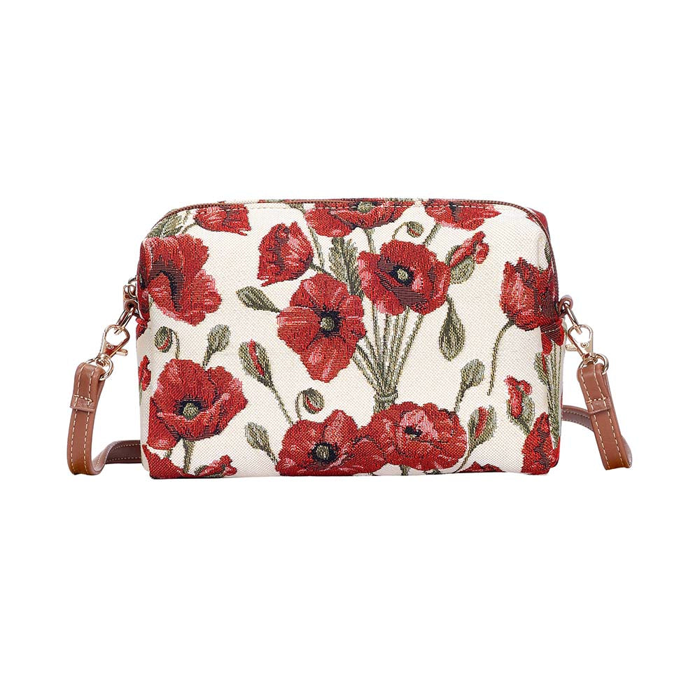 Poppy Red Hip Length Shoulder Bag