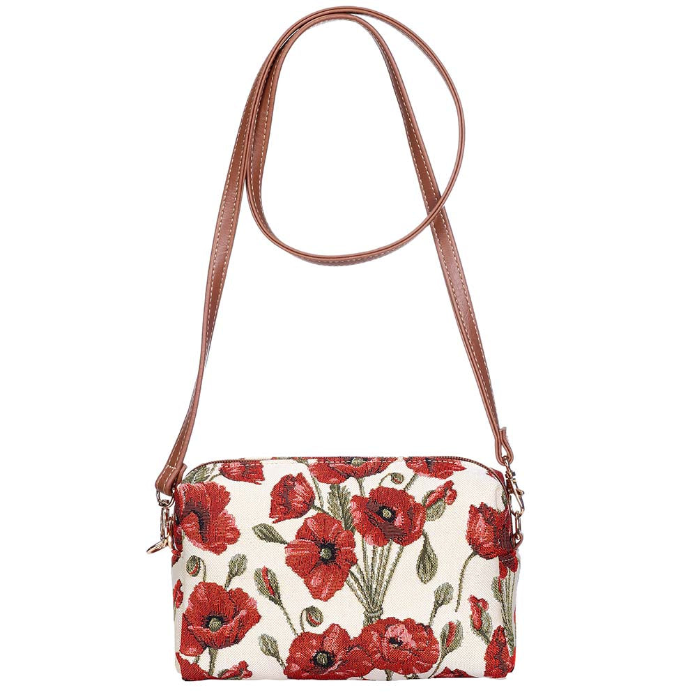 Poppy Red Hip Length Shoulder Bag