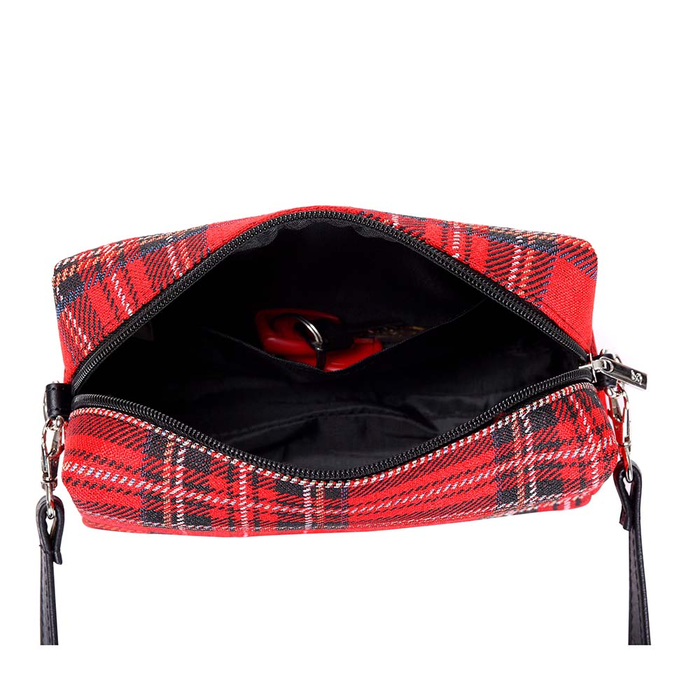 Royal Stewart Tartan Red Hip Length Shoulder Bag