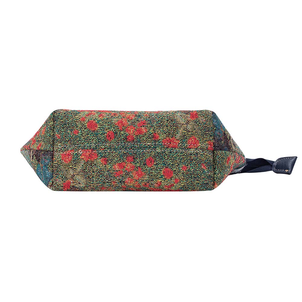 MAKEUP-ART-CM-POPFL | CLAUDE MONET POPPY FIELD MAKE UP COSMETIC BAG - www.signareusa.com