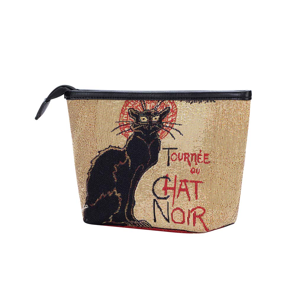 MAKEUP-ART-TS-CHAT | Steinlen Tournee du Chat Noir  MAKE UP COSMETIC BAG - www.signareusa.com