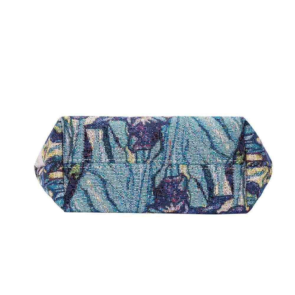 MAKEUP-ART-VG-IRIS | VAN GOGH IRIS  MAKE UP COSMETIC BAG - www.signareusa.com