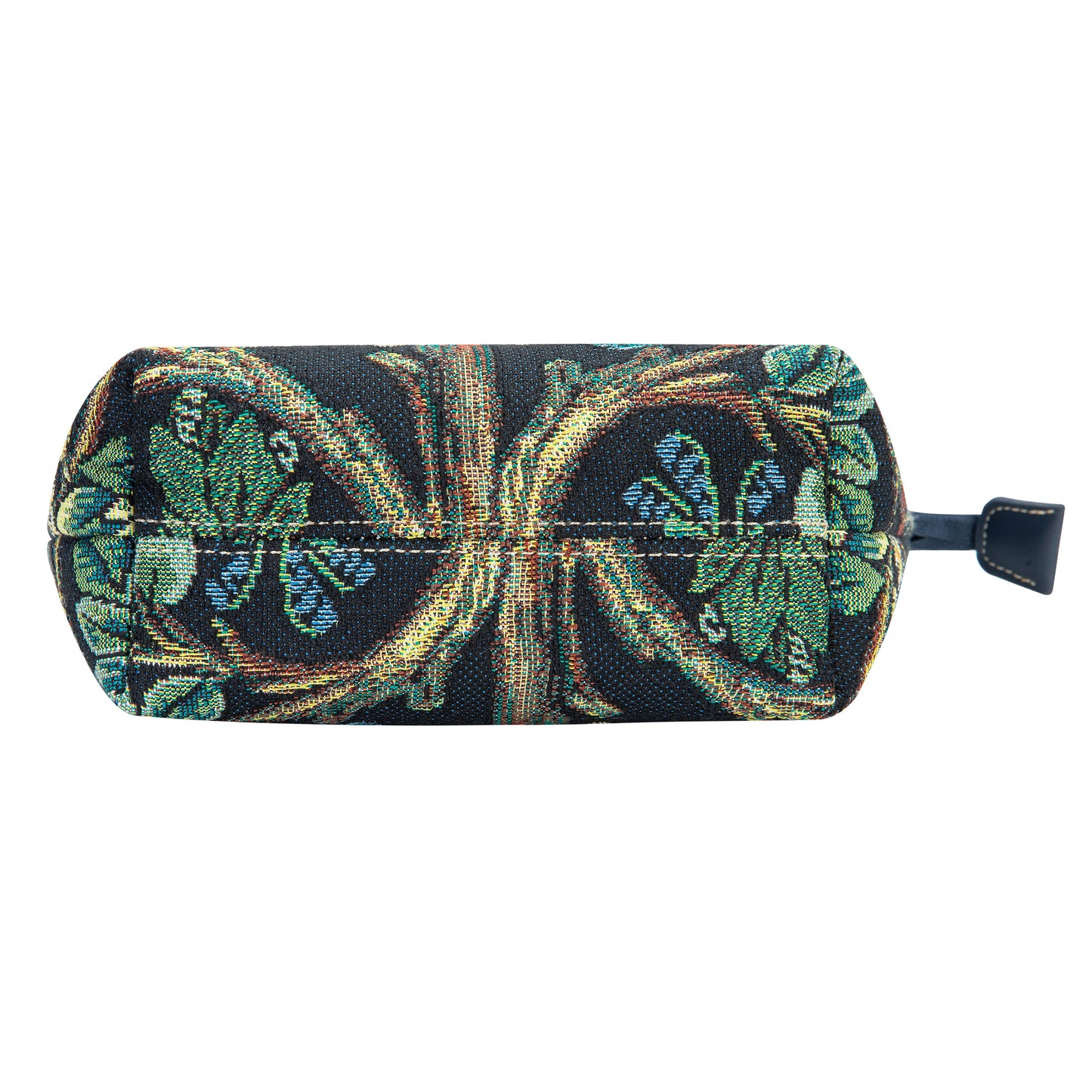 MAKEUP-ART-WM-TLBL | WILLIAM MORRIS TREE OF LIFE BLUE  MAKE UP COSMETIC BAG - www.signareusa.com