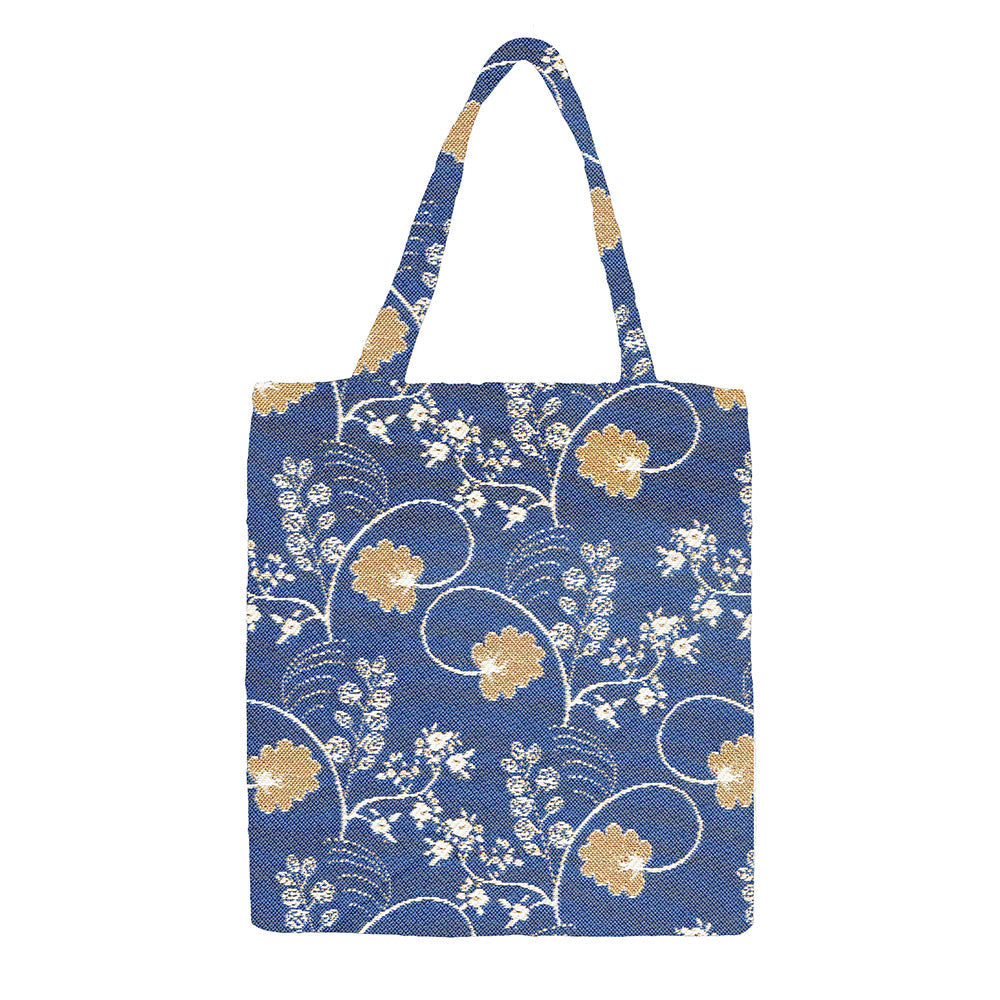 MECO-AUST | JANE AUSTEN BLUE MEDIUM ECO REUSABLE GROCERY TOTE BAG - www.signareusa.com