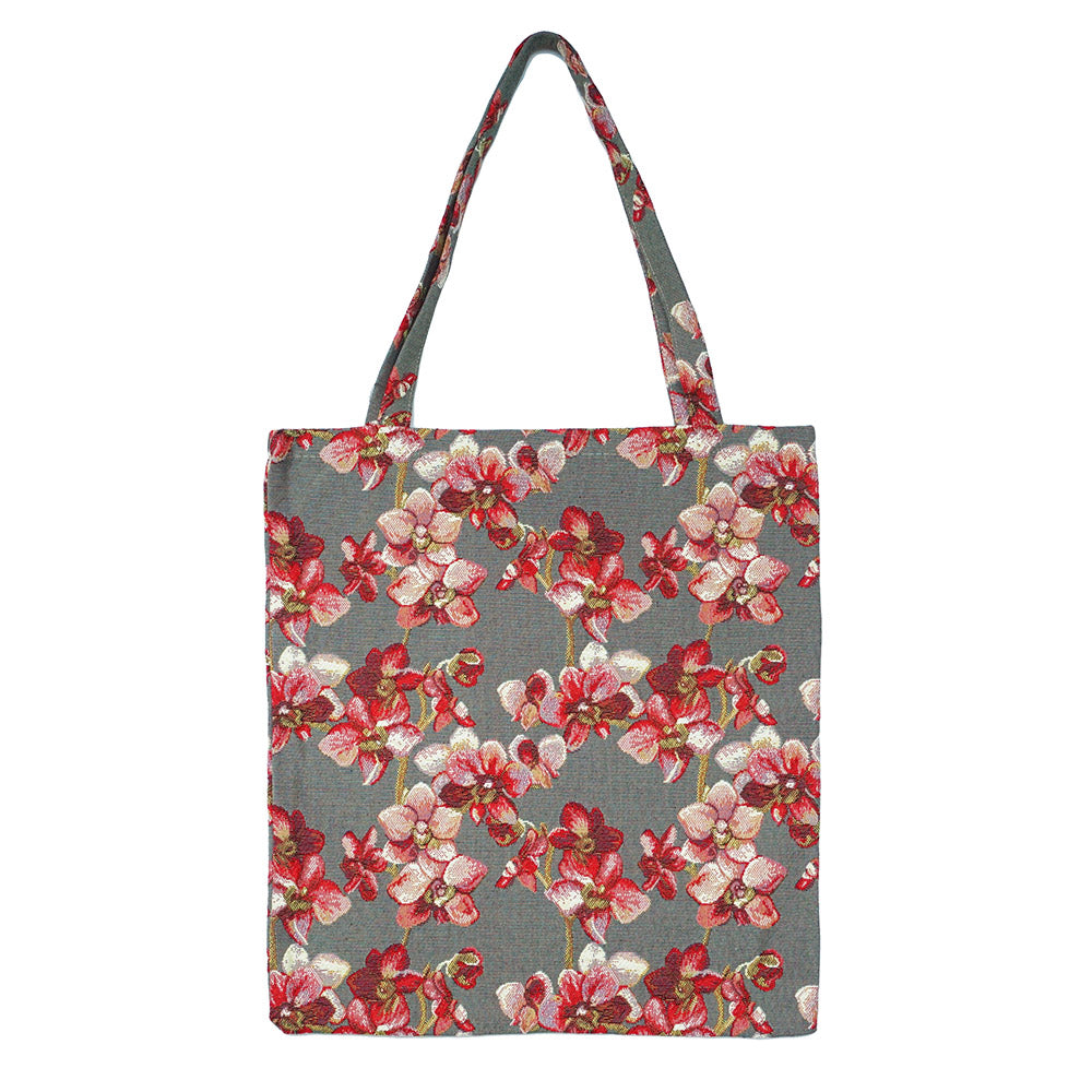 MECO-ORC | ORCHID MEDIUM ECO REUSABLE GROCERY TOTE BAG - www.signareusa.com