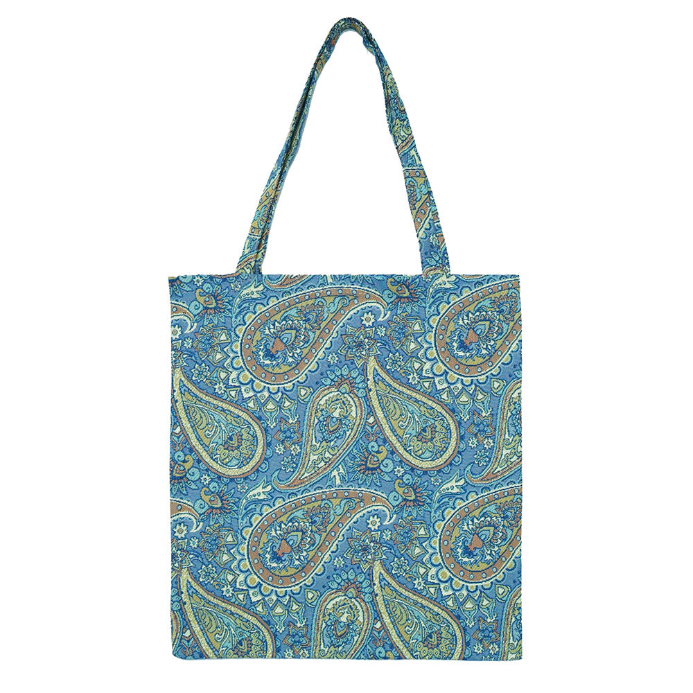 MECO-PAIS | PAISLEY MEDIUM ECO REUSABLE GROCERY TOTE BAG - www.signareusa.com